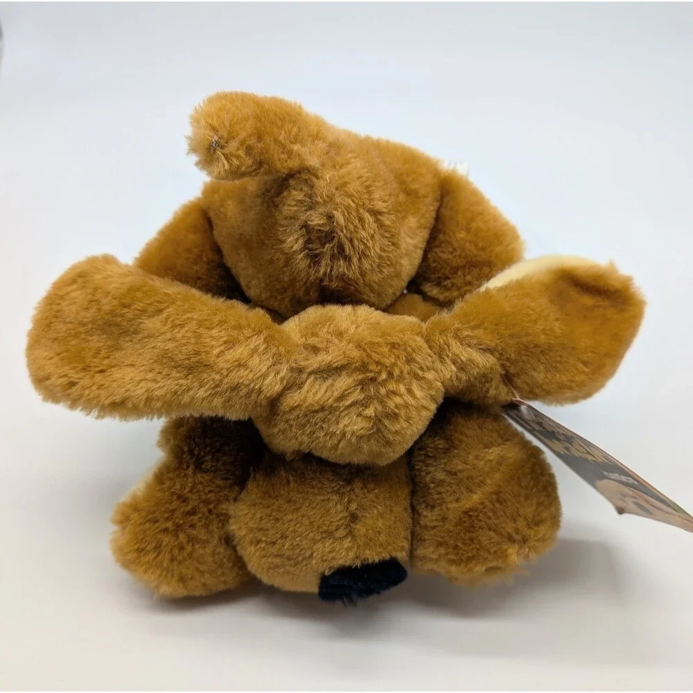 VTG 1982 Antics Brown Fleagle Beagle Dog Plush Toy 5.5